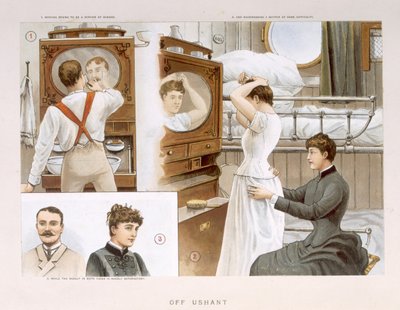 Off Ushant, a „P and O Pencillings”-től alkotó: W. Lloyd